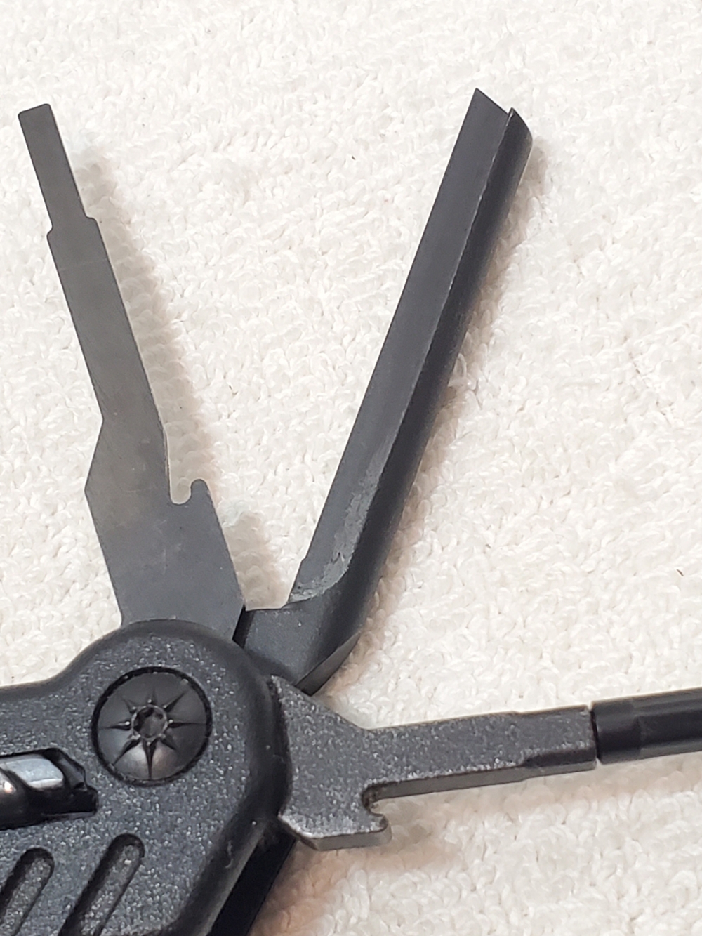 Gerber Black Multitool Short Reach Extraction Cleaning Slide Lock Buttons - Picture 3 of 13